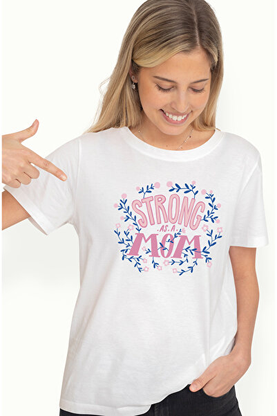 StoryGift Romania Tricou Femei Personalizata Pentru Mame Puternice, Strong as...