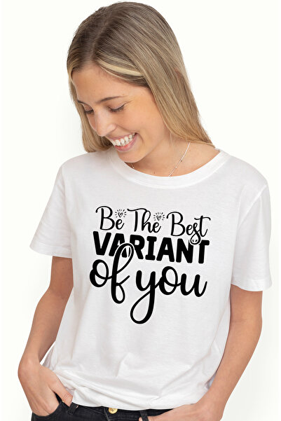 StoryGift Romania Tricou Femei cu inimioare si mesaj care te indeamna sa fii ...