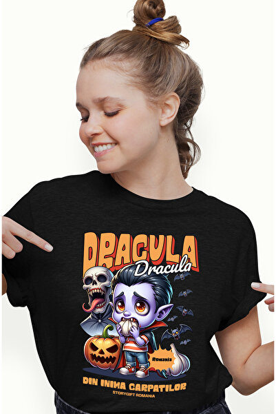 StoryGift Romania Tricou Femei Contele Dracula - Din Inima Carpatilor, Romani...