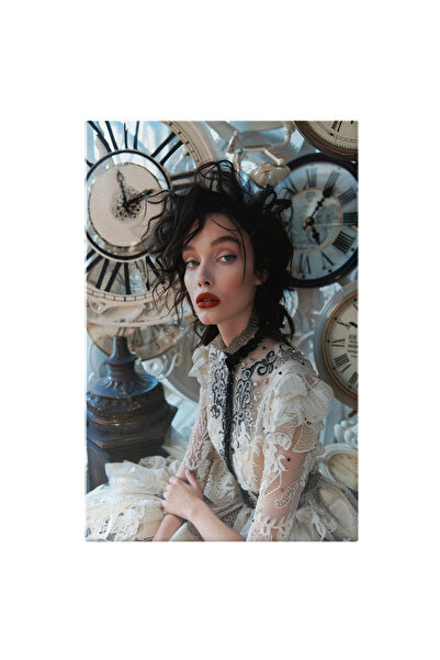 StoryGift Romania Tablou Canvas: Acord Perfect Al Femeii Cu Ceasurile Camera ...