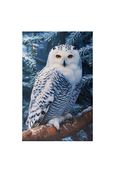 StoryGift Romania Tablou Canvas: Fotografie Cu O Bufnita Polara - Zapada Polu...