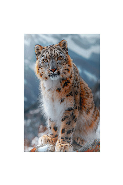 StoryGift Romania Tablou Canvas: Pisica Cu Chip De Leu Cu Privire Furioasa Pr...