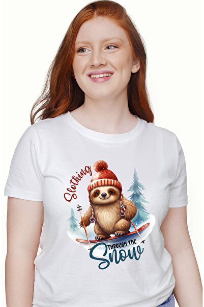 StoryGift Romania Tricou Femei cu animalul sloth/lenes cu mesajul "Slothing t...