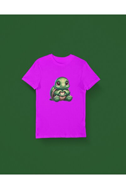 Butik Παιδικό μπλουζάκι με κοντό μανίκι με στρογγυλή λαιμόκοψη - Χελώνα που κ...