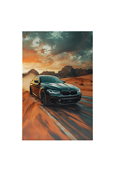 StoryGift Romania Tablou Canvas Escapada Prin Marele Canion Din Ținutul Îndepărtat Al Mașinii Bmw , Pictura Digit