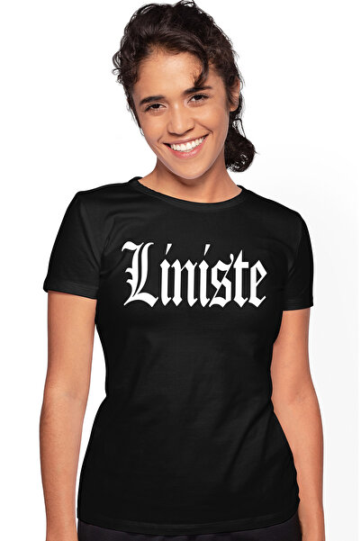 StoryGift Romania Tricou Femei Liniste, Mesaj Motivational, Cuvant, Text Insp...
