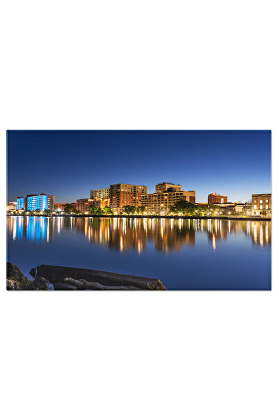 StoryGift Romania Tablou Canvas - Peisaj Urban In Soarele De Dimineata: Orasu...