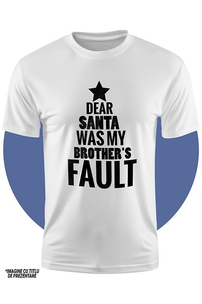 StoryGift Romania Tricou Copii Pentru Cei Care Arunca Vina Pe Fratele Lor 100% Bumbac, Unisex, Alb, 12 Ani,