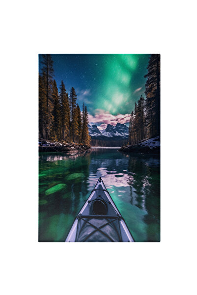 StoryGift Romania Tablou Canvas: Barca Care Merge Pe Apa In Mediu Relaxant Cu...