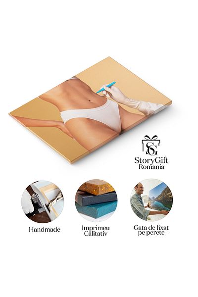 StoryGift Romania Tablou Canvas - Frumusete Plastica: Estetica Si Sanatate
