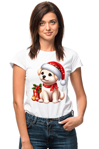 StoryGift Romania Tricou Femei cu un catel Golden Retriever, ilustratie, caci...