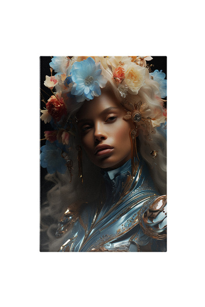 StoryGift Romania Tablou Canvas: Fotografie Cu O Femeie Draguta Cu Par Alb - ...
