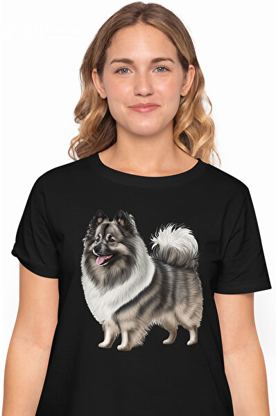 StoryGift Romania Tricou Femei cu un caine blanos vesel, ilustratie, limba sc...