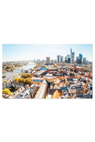 StoryGift Romania Tablou Canvas Vedere Aeriana Frankfurt 2022, Frankfurt, Arh...