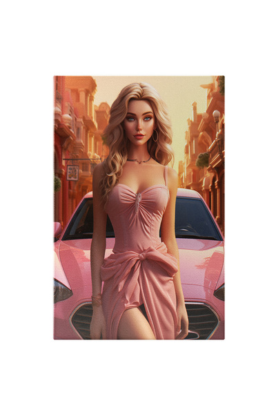 StoryGift Romania Tablou Canvas: Eleganța Din Zorii Zilei Dama Cu Energii Și ...