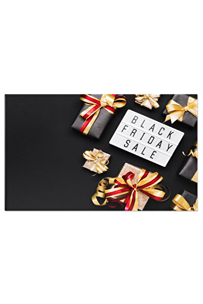 StoryGift Romania Tablou Canvas - Vinerea Neagra: Reduceri Si Cumparaturi De Sarbatori, Evenimente Comerciale