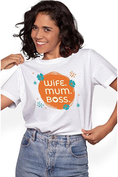 StoryGift Romania Tricou Femei Personalizata Wife Mum Boss, Sotie, Mama, Sefa...