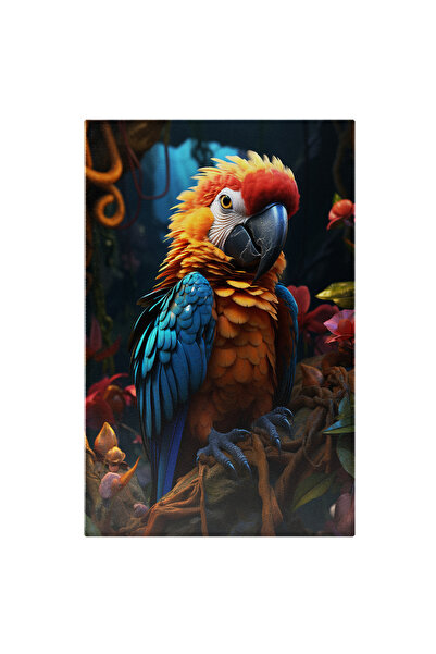 StoryGift Romania Tablou Canvas: Iluzia Prismată Din Galaxia Culorilor Papaga...