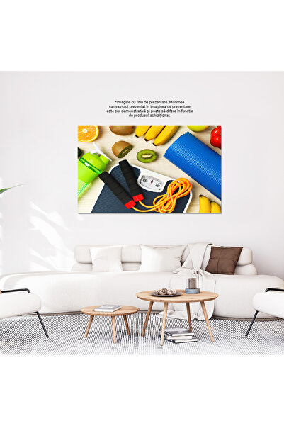 StoryGift Romania Tablou Canvas: Nutritie Si Bucurie: Sanatate, Ingrediente Si Mancare