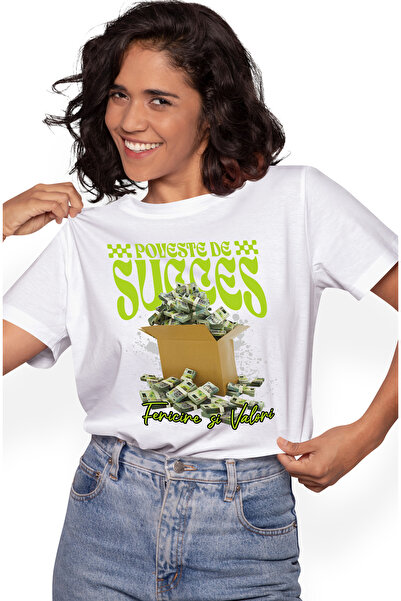 StoryGift Romania Tricou Femei Poveste de Succes - Cutie cu Teancuri de 500 L...