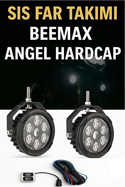 C9 Beemax Angel HardCap Turuncu Angel 140 Watt Profesyonel Motosiklet Led Sis...
