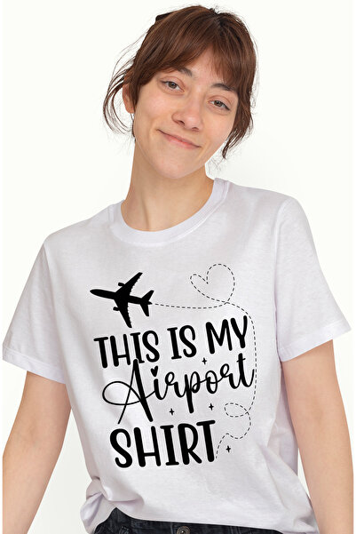 StoryGift Romania Tricou Femei cu un avion pentru iubitorii de calatorii si m...