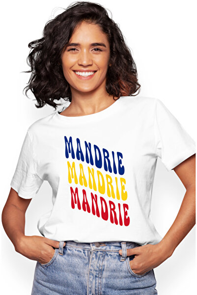 StoryGift Romania Tricou Femei Cuvantul Mandrie, in Culorile Steagului Romani...