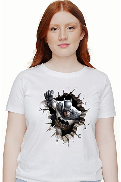 StoryGift Romania Tricou Femei Cu Batman, Marvel, Liliac, Supererou, Eroi, Copii, Magic, Fantastic WHT_M