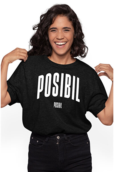 StoryGift Romania Tricou Femei Cuvantul Posibil, Motivational, Self Help, Int...