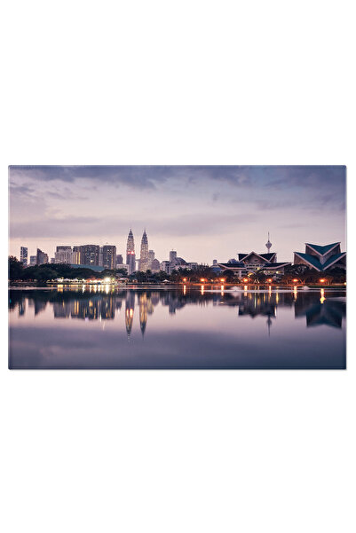 StoryGift Romania Tablou Canvas Cu Vedere La Skyline-ul Din Malaysia - Orasul...