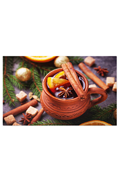StoryGift Romania Tablou Canvas: Vin Fiert In Serile De Iarna - O Bautura Aro...