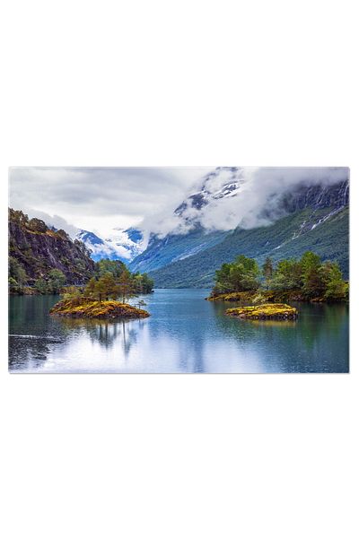 StoryGift Romania Tablou Canvas: Reflectii In Fjordurile Norvegiei - Magia Norvegiana A Apelor Si Muntilor