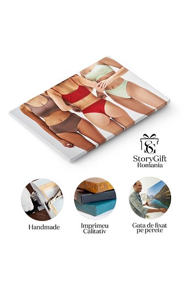 StoryGift Romania Tablou Canvas - Solidaritate Si Individualitate Feminina - Armonie, Allure, Cropped
