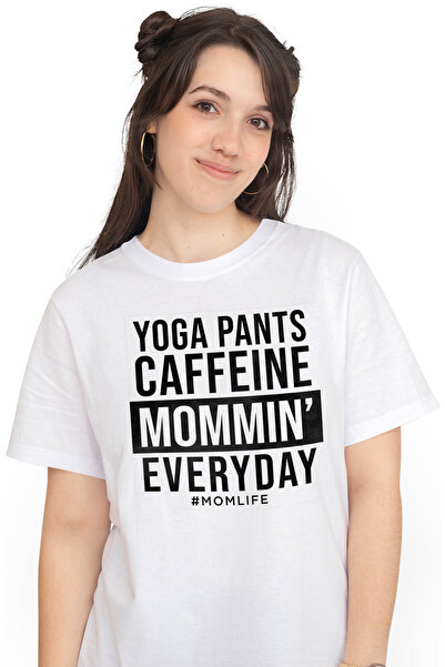 StoryGift Romania Tricou Femei pentru mamele iubitoare de cafea care se antre...