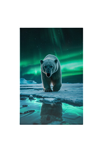 StoryGift Romania Tablou Canvas: Căutarea Prăzii Ursului Alb Polar În Apele R...