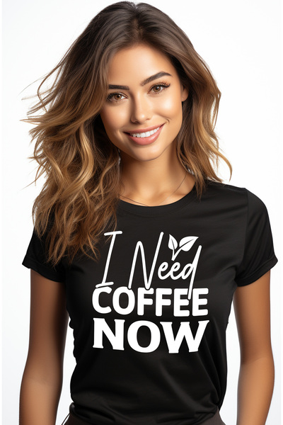 StoryGift Romania Tricou Femei pentru cei care au nevoie de cafea cu mesaj in...