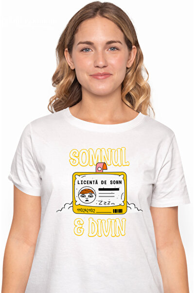 StoryGift Romania Tricou Femei Somn Linistit licenta permis de somn relaxare ...