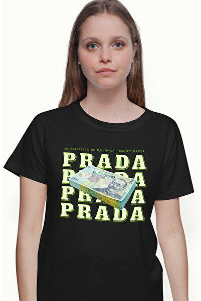 StoryGift Romania Tricou Femei - 100 Lei Romanesti, Cu Imprimeu Pe Fata, 100%...