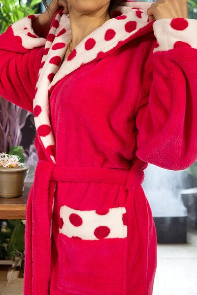 MİLAYS LİFE HOME COLLECTİON MİLAY'S LİFE HOME COLLECTION - WELSOFT Πολυμαλακό Κεντημένο Μπουρνούζι Πρωινό