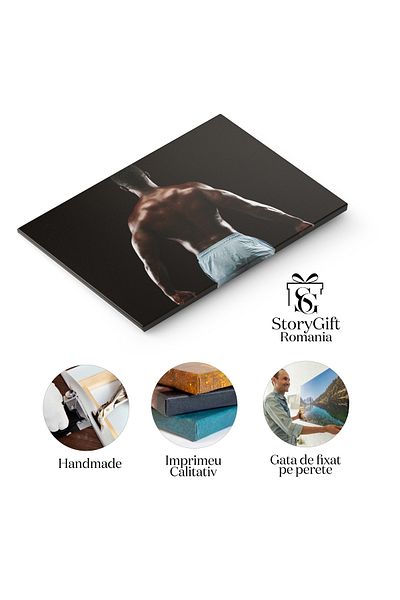 StoryGift Romania Canvas Print - Fit Athlete: Muscle Training