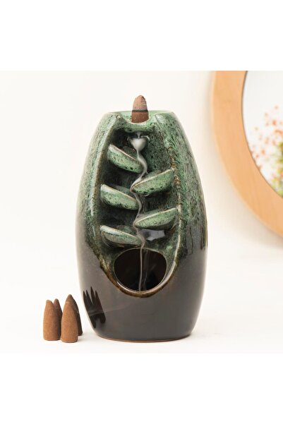 hediyeconcepti Dekoratif Kahve Geri Akışlı Şelale Tütsülük