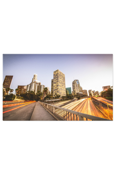 StoryGift Romania Tablou Canvas Centrul Los Angelesului, America, Downtown, Cityscape, Business, City 2837