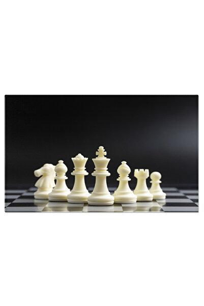 StoryGift Romania Tablou Canvas Piese De Sah Pe Tabla Sah, Piese, Tabla, Competitie, Succes 1154