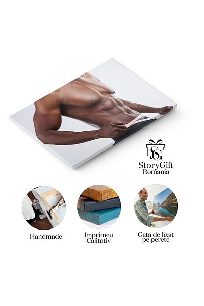 StoryGift Romania Tablou Canvas - Fa-ti Bine Cu Fitness: Sanatate Si Disciplina