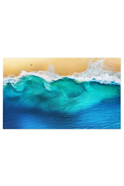 StoryGift Romania Tablou Canvas Panorama Coastei Cu Vedere De Sus Aerial, Pan...