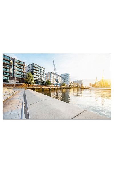 StoryGift Romania Tablou Canvas Hafencity In Hamburg, Germania Arhitectura Urbana, Peisaj Urban, Calatorie 2285