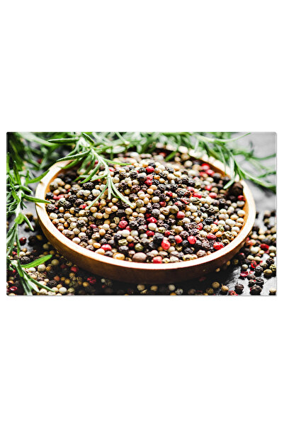 StoryGift Romania Tablou Canvas Arome Autentice Boabe De Piper Pe Un Cadru Rustic Condimente Naturale Perfecte P