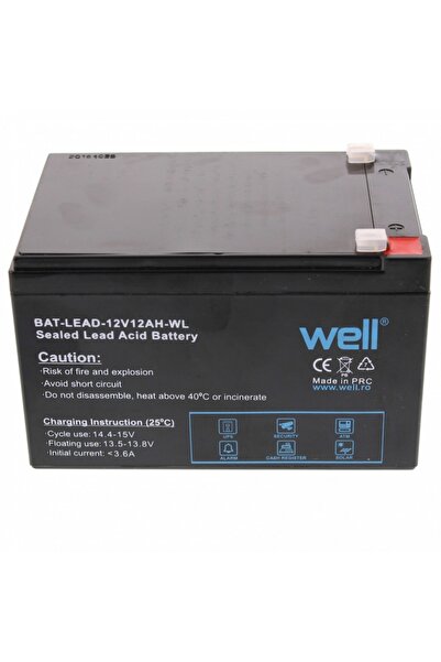 Well Acumulator 12V 12AH plumb acid Well, T1/F1