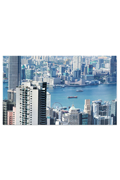 StoryGift Romania Tablou Canvas Vedere Aeriana A Portului Victoria In Peisaj ...