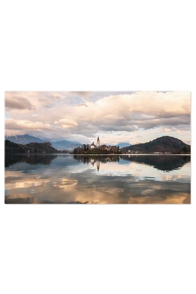StoryGift Romania Tablou Canvas - Lumina Si Liniste La Lacul Bled Din Slovenia